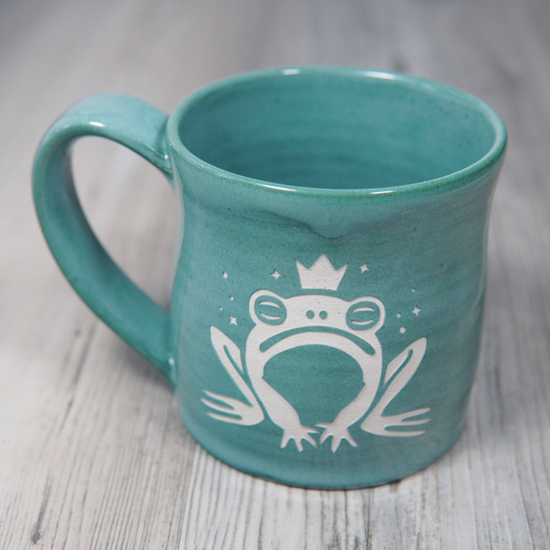 Frog Prince Mug - Hearth Collection Handmade Pottery