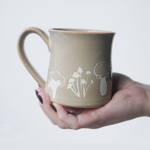 Mushroom Collection Mug - Hearth Collection Handmade Pottery