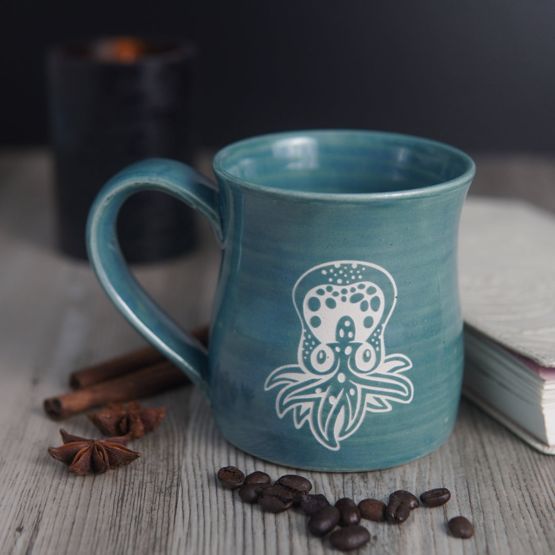 Baby Octopus Mug - Hearth Collection Handmade Pottery