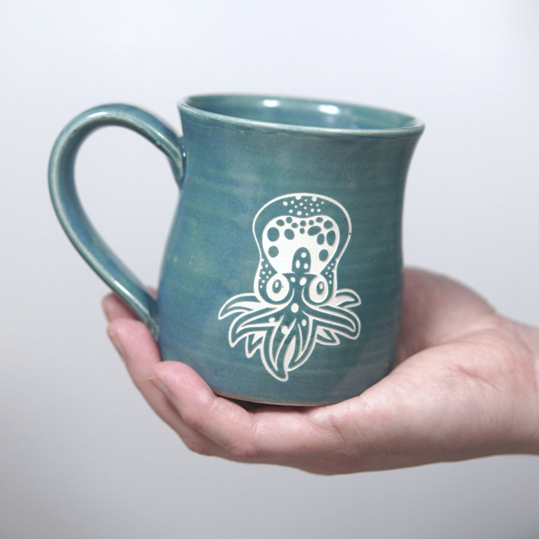 Baby Octopus Mug - Hearth Collection Handmade Pottery