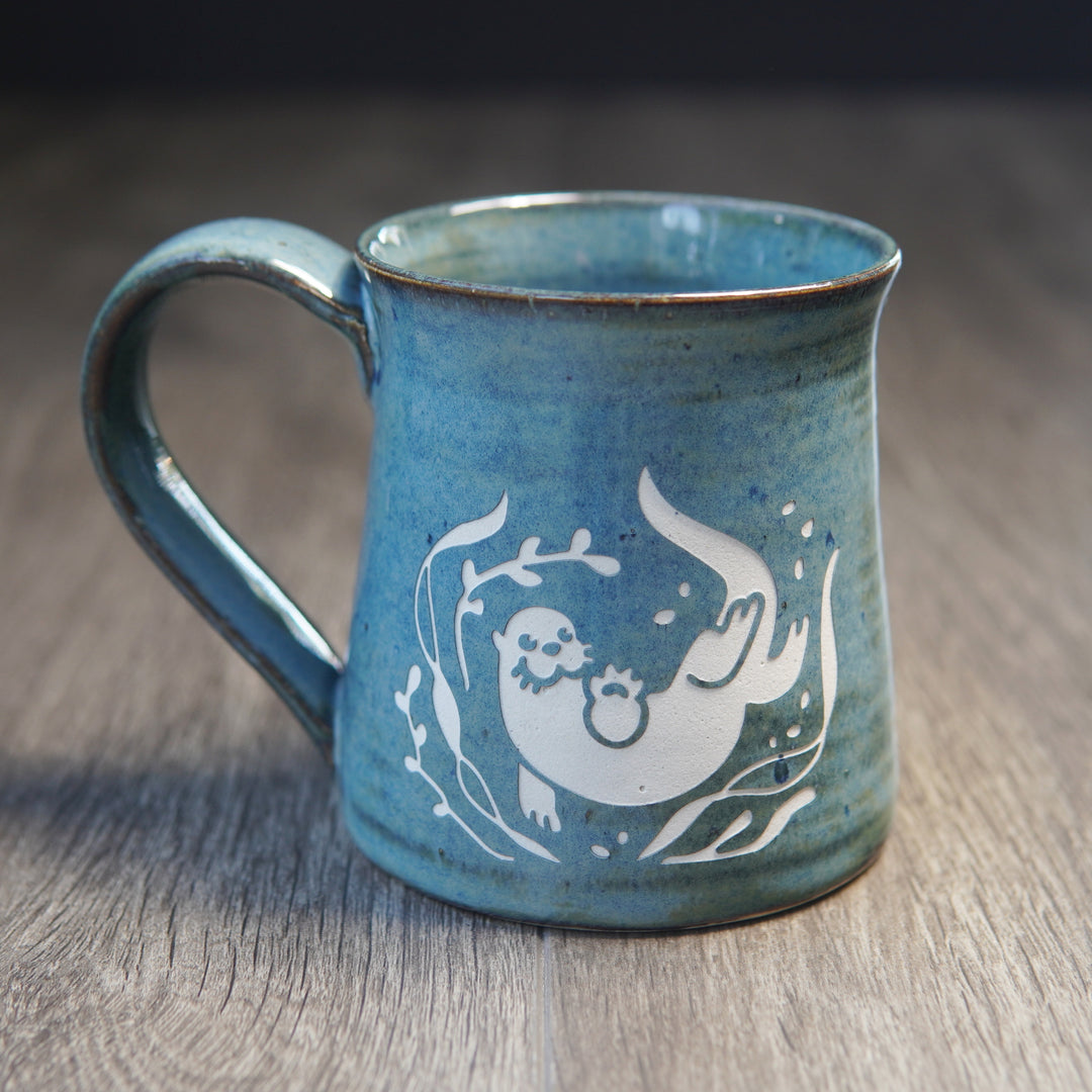 River Otter Mug - Hearth Collection Handmade Pottery