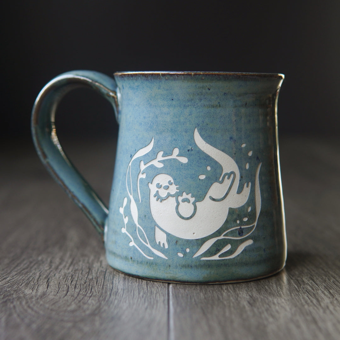 River Otter Mug - Hearth Collection Handmade Pottery