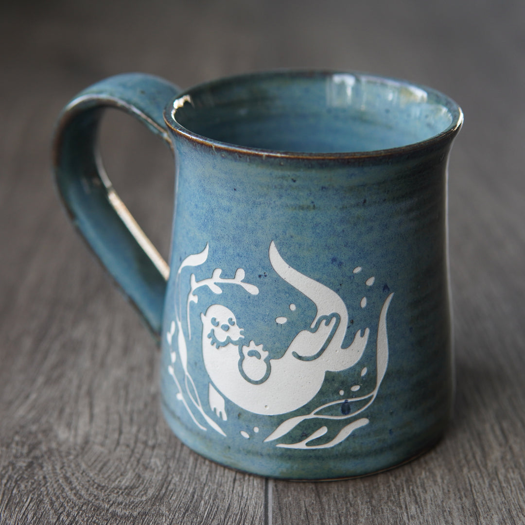 River Otter Mug - Hearth Collection Handmade Pottery