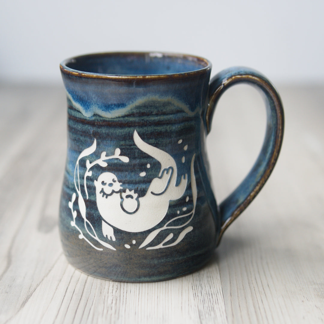 River Otter Mug - Hearth Collection Handmade Pottery