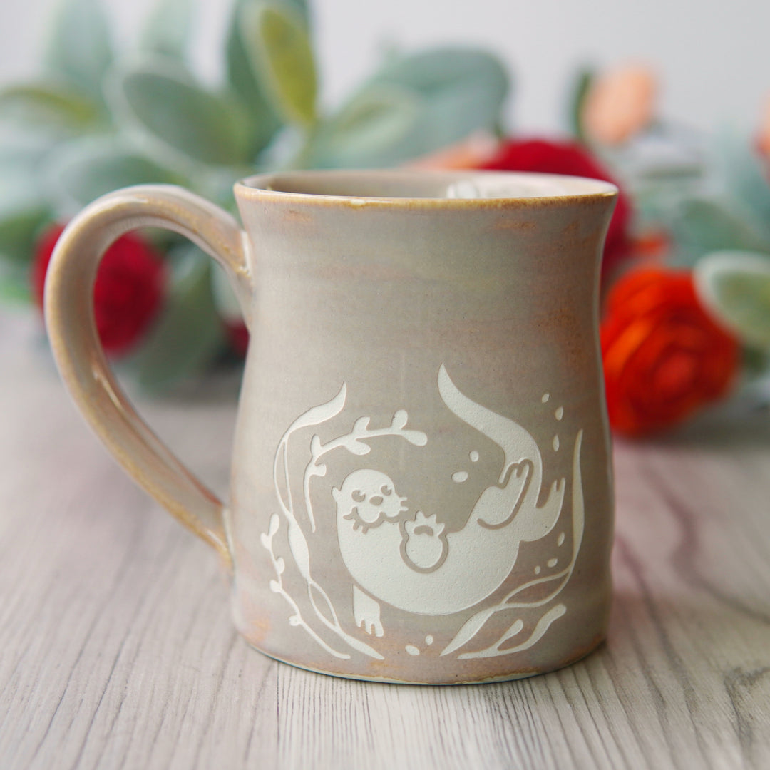 River Otter Mug - Hearth Collection Handmade Pottery