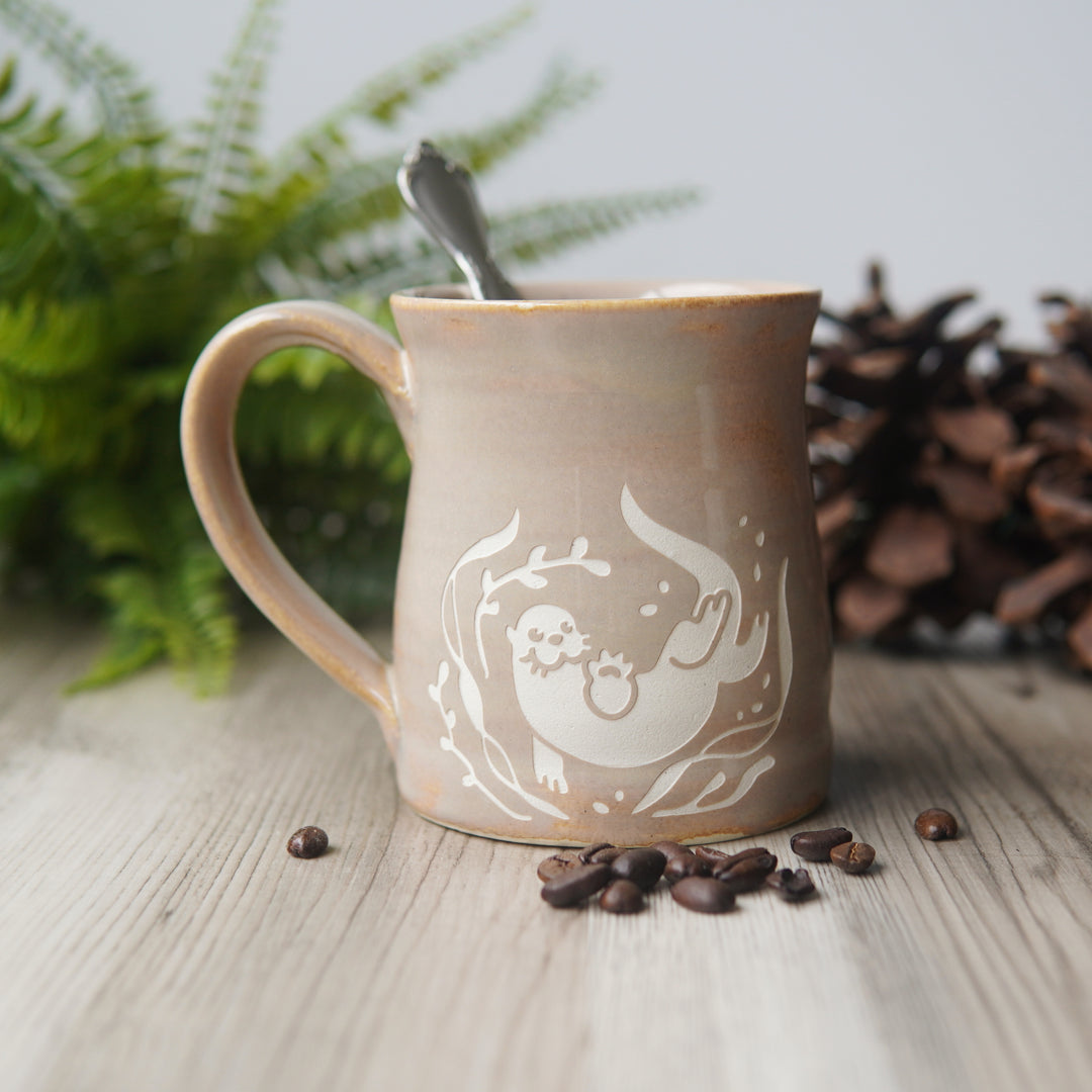 River Otter Mug - Hearth Collection Handmade Pottery