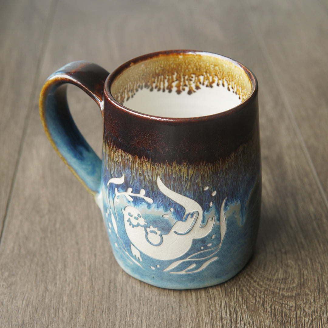 River Otter Mug - Hearth Collection Handmade Pottery