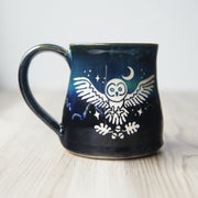 Owl + Oak Mug - Hearth Collection Handmade Pottery