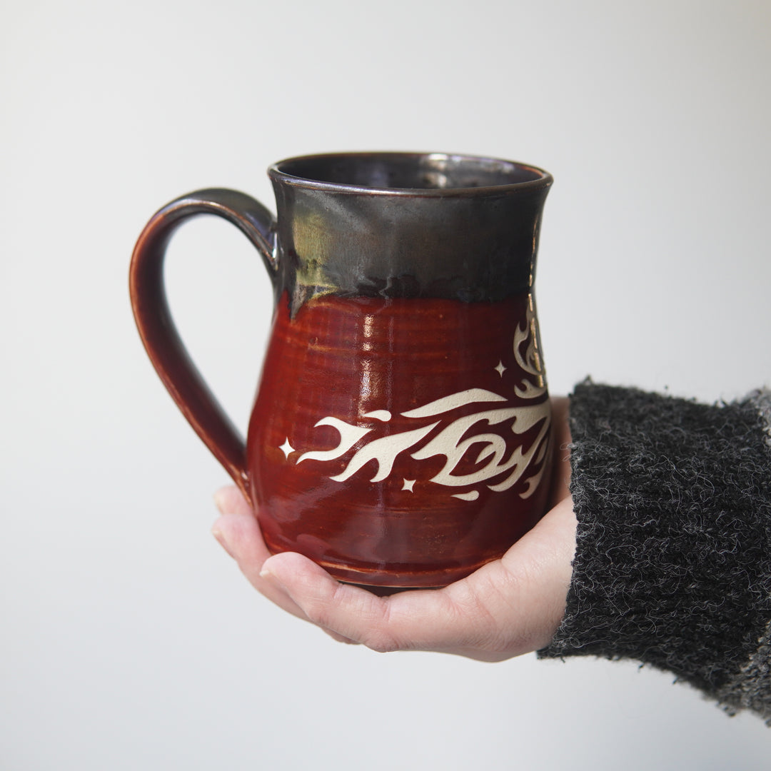 Phoenix Mug - Hearth Collection Handmade Pottery