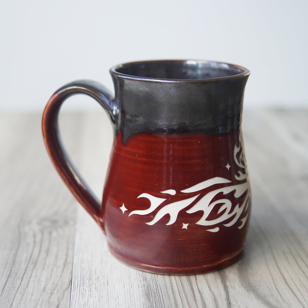 Phoenix Mug - Hearth Collection Handmade Pottery