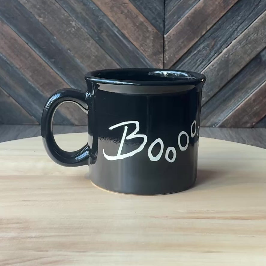 Ghost Booty Camp Mug - spooky Halloween butt-lover