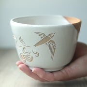 Bird Bowl, Medium Farmhouse Style Handmade Pottery