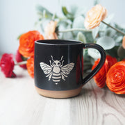 Bee Mug - Farmhouse Style Handmade Pottery