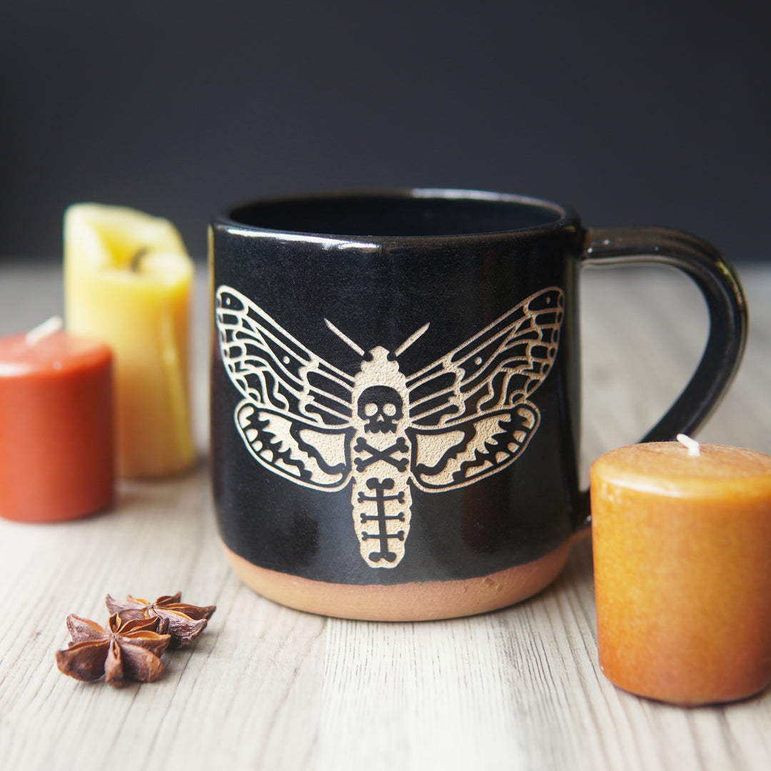 Deaths Head Hawkmoth Farmhouse Mug