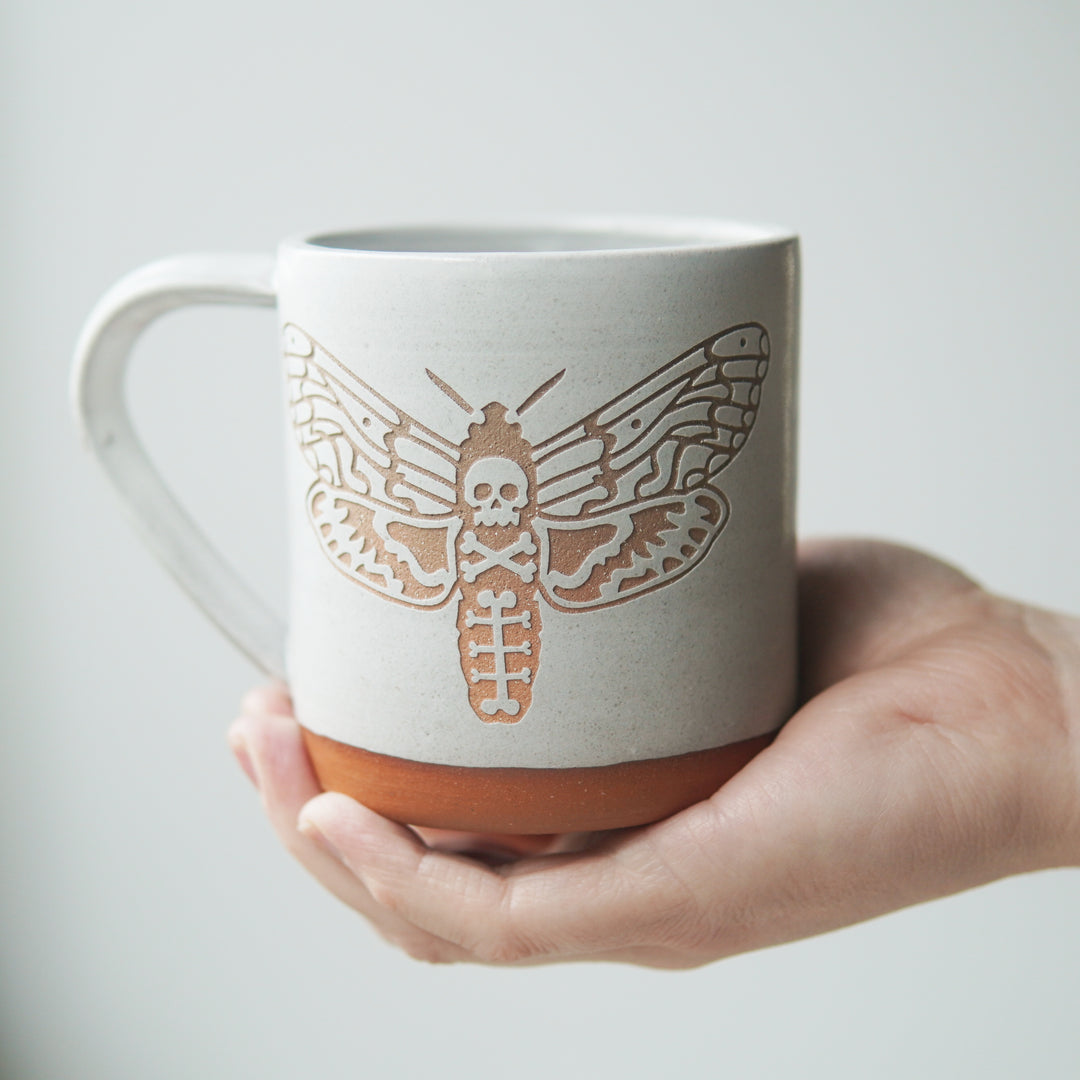 Deaths Head Hawkmoth Farmhouse Mug