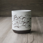 Dogwood Flowers Mug - Farmhouse Style Handmade Pottery