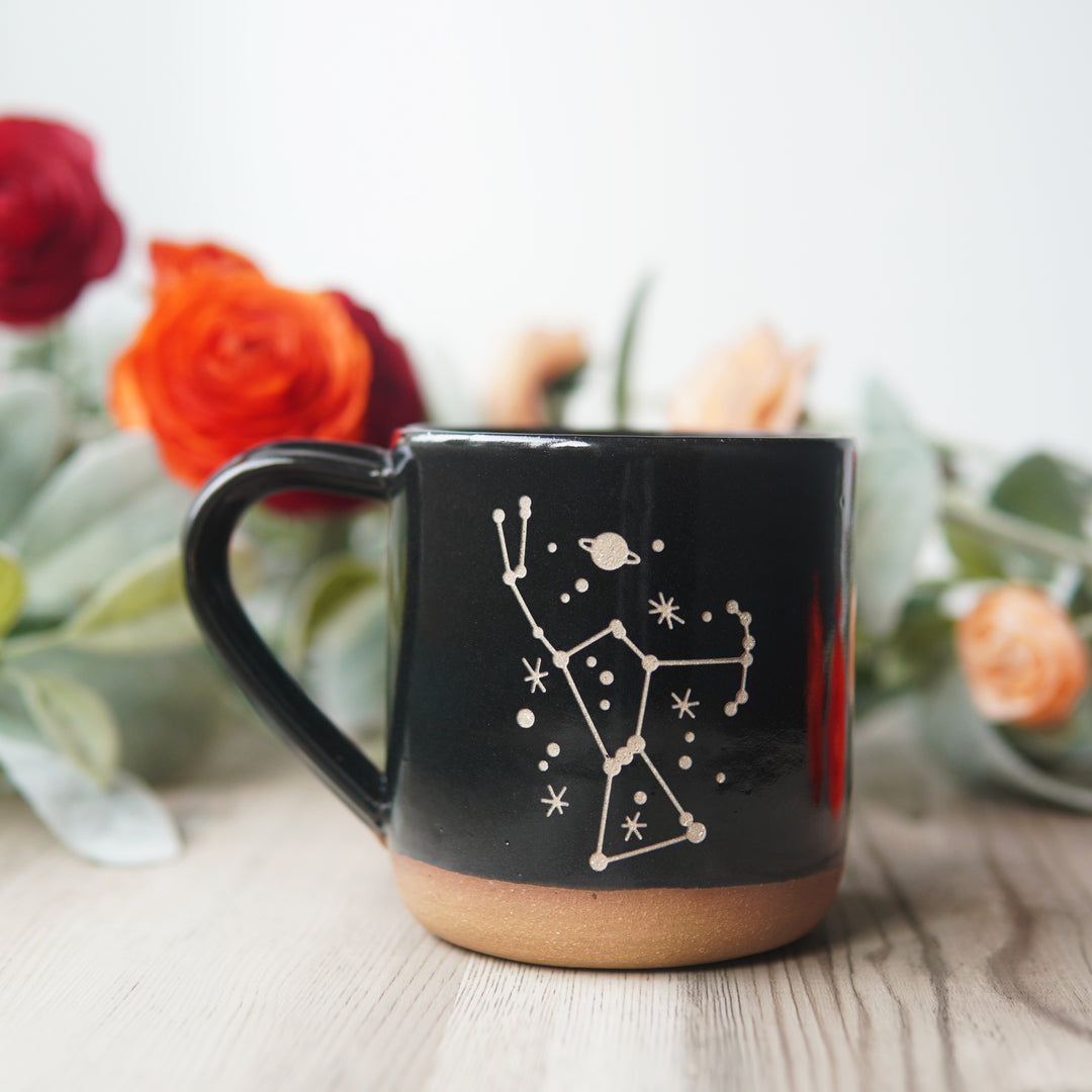 Orion Constellation Mug - space handmade pottery