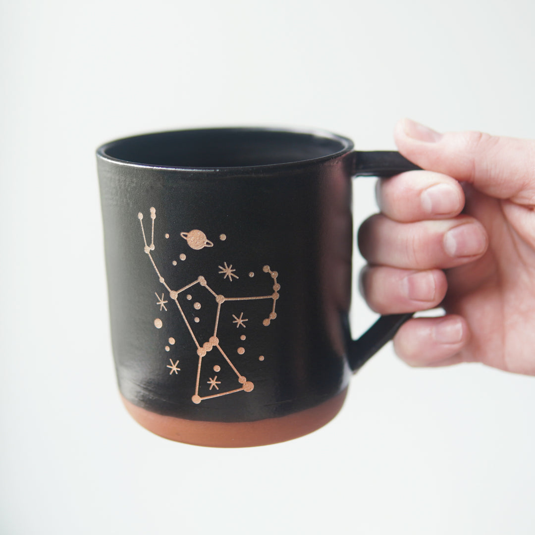 Orion Constellation Mug - space handmade pottery