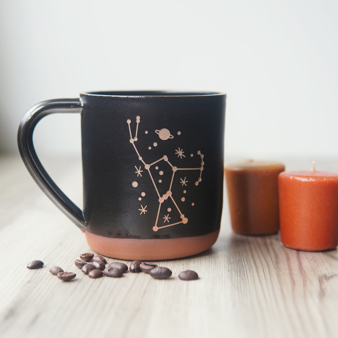 Orion Constellation Mug - space handmade pottery