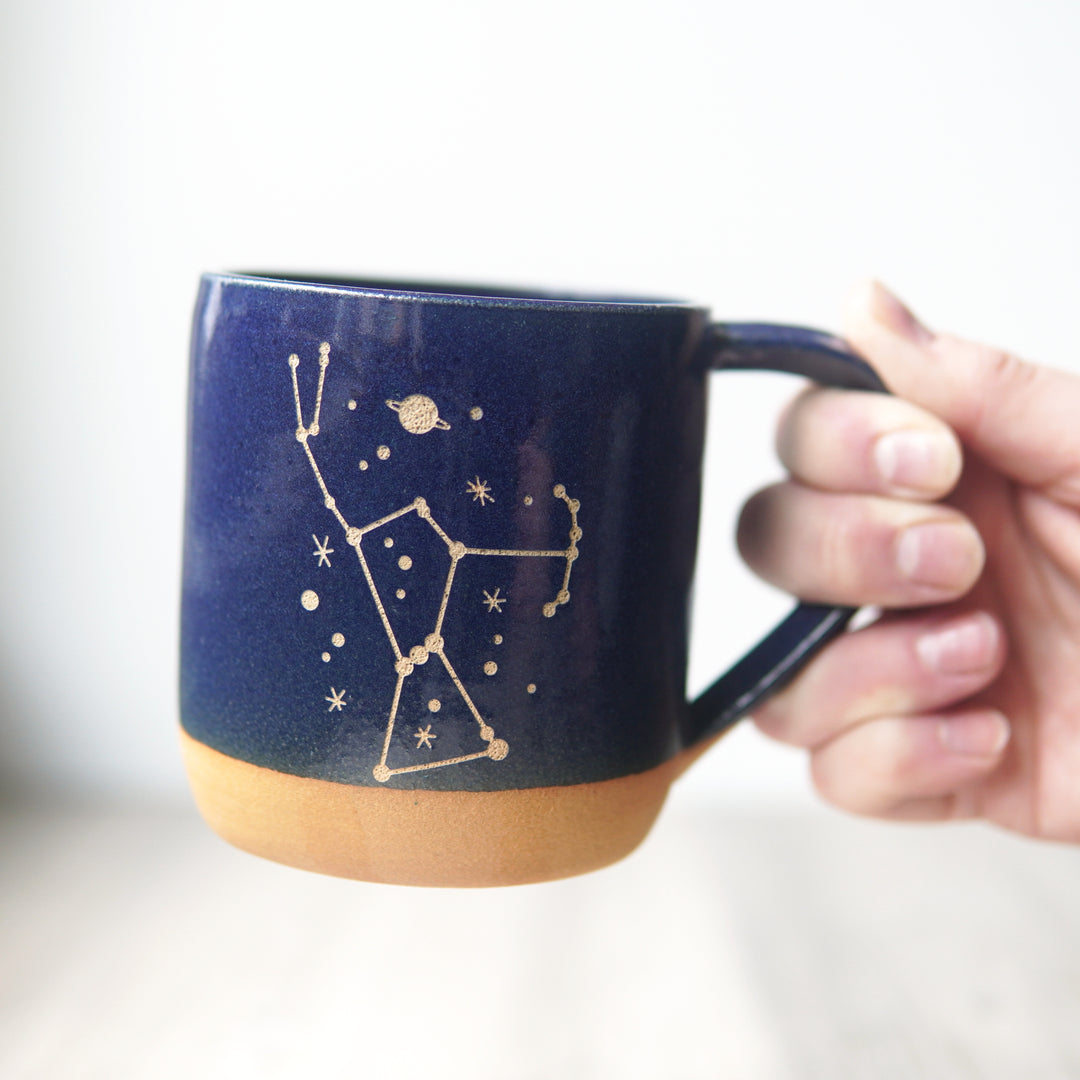 Orion Constellation Mug - space handmade pottery