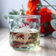 Birds Rustic Recycled Glass Tumbler