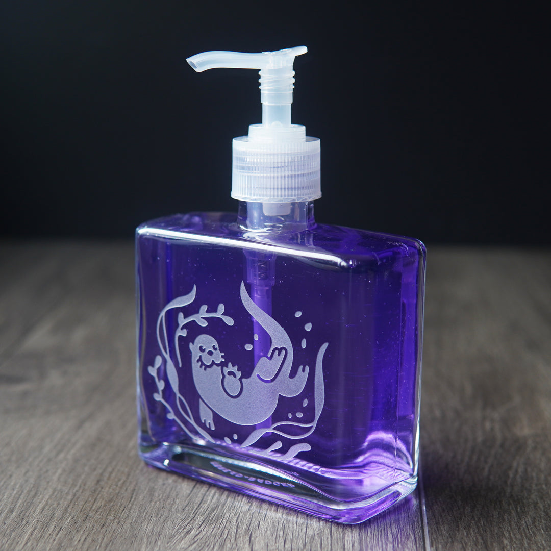 Otter Soap Dispenser - Recycled Glass Pump Bottle