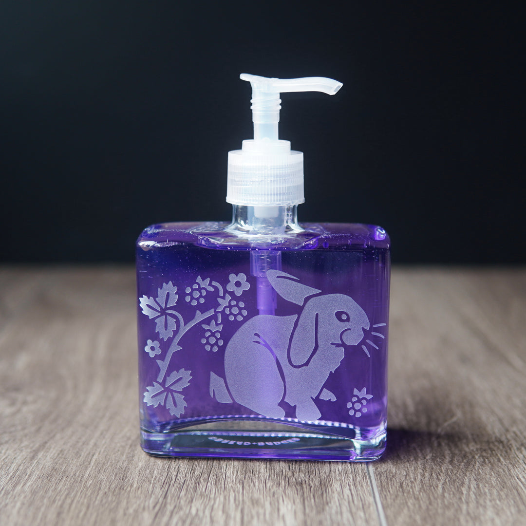 Rabbit Soap Dispenser - Recycled Glass Pump Bottle