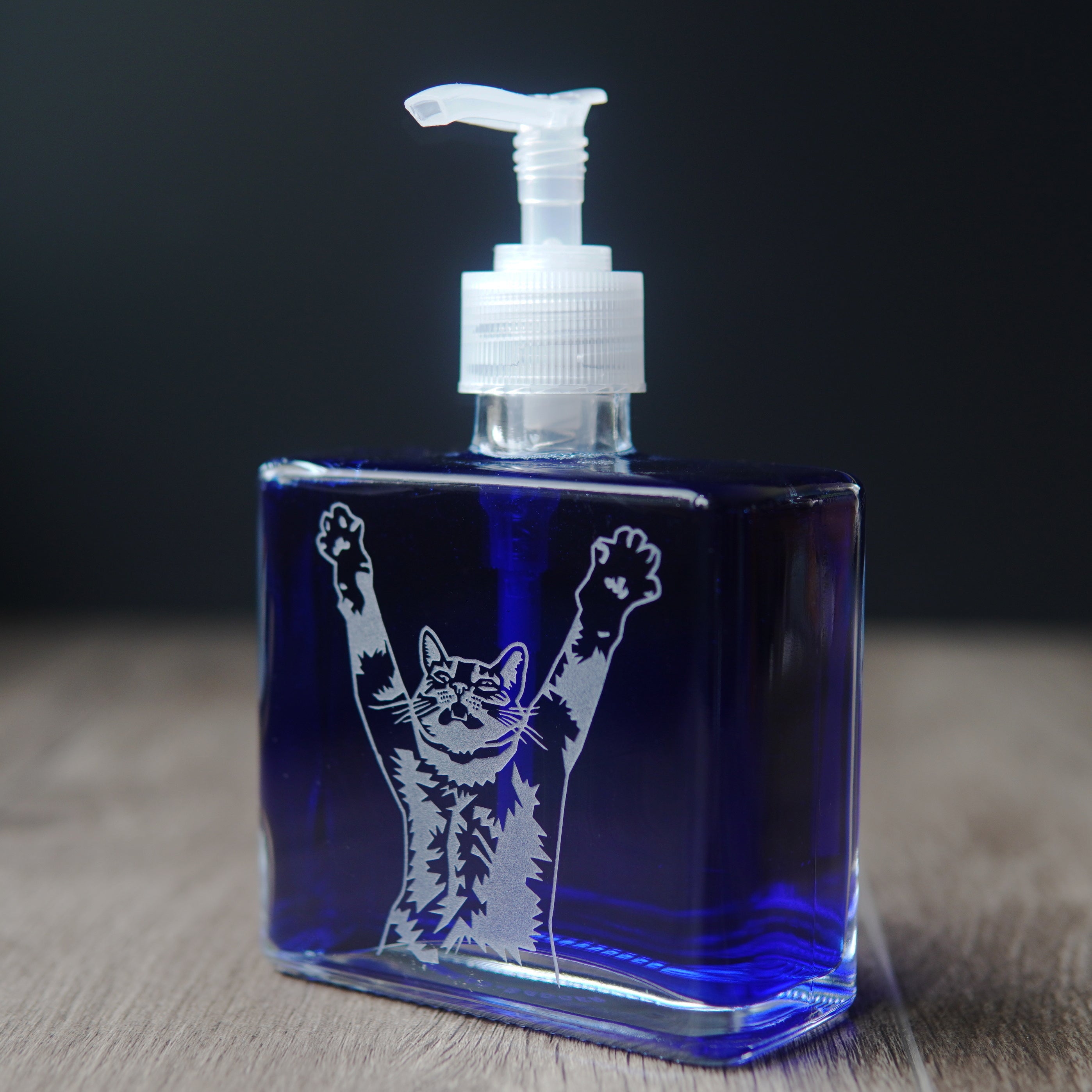 cat soap dispenser; square pump bottle