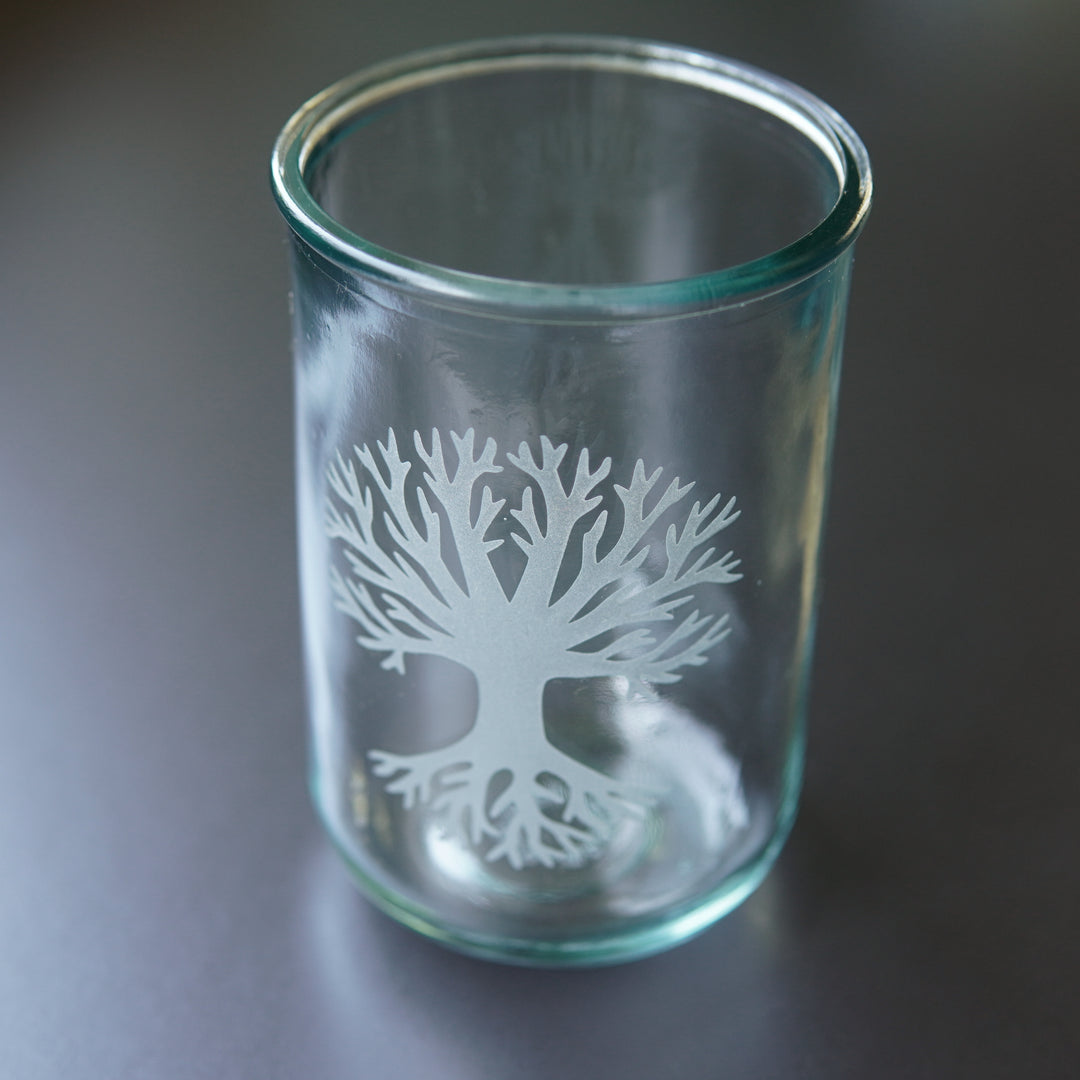 Tree glass, seen from a high angle