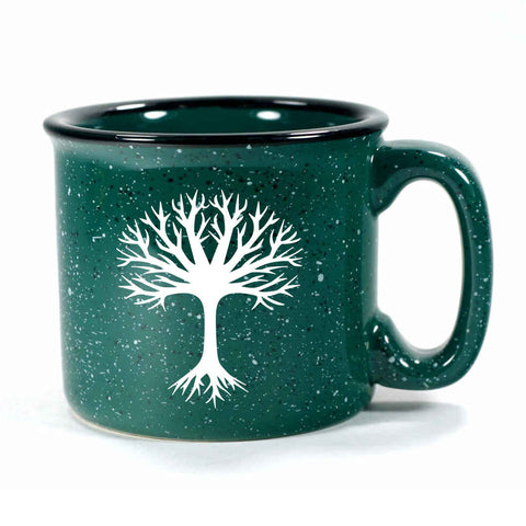 Tree of Life Mug in Camp Forest Green