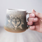 Wolf Mug - Introvert Collection Handmade Pottery