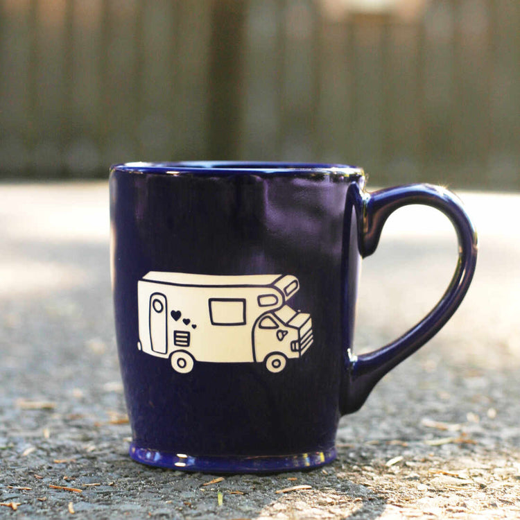 RV camper van mug