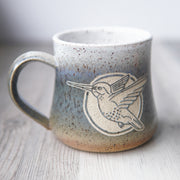 Hummingbird Mug - Introvert Collection Handmade Pottery
