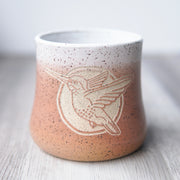 Hummingbird Tumbler - Introvert Collection Handmade Pottery