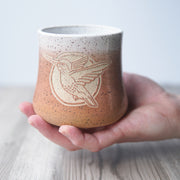 Hummingbird Tumbler - Introvert Collection Handmade Pottery