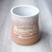 Mt. Hood Tumbler - Introvert Collection Handmade Pottery