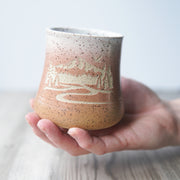 Mt. Hood Tumbler - Introvert Collection Handmade Pottery