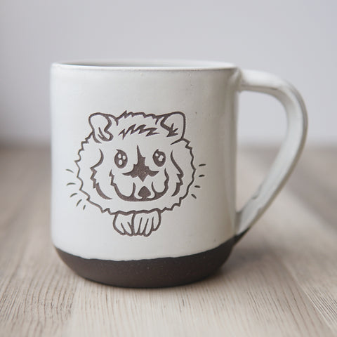 Hamster Mug, Farmhouse Style Handmade Pottery