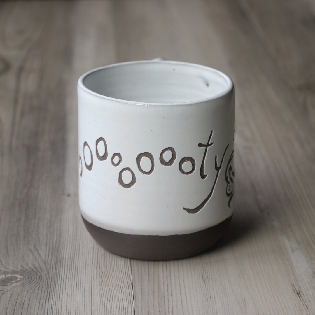 Boo Mug with booty ghost on back