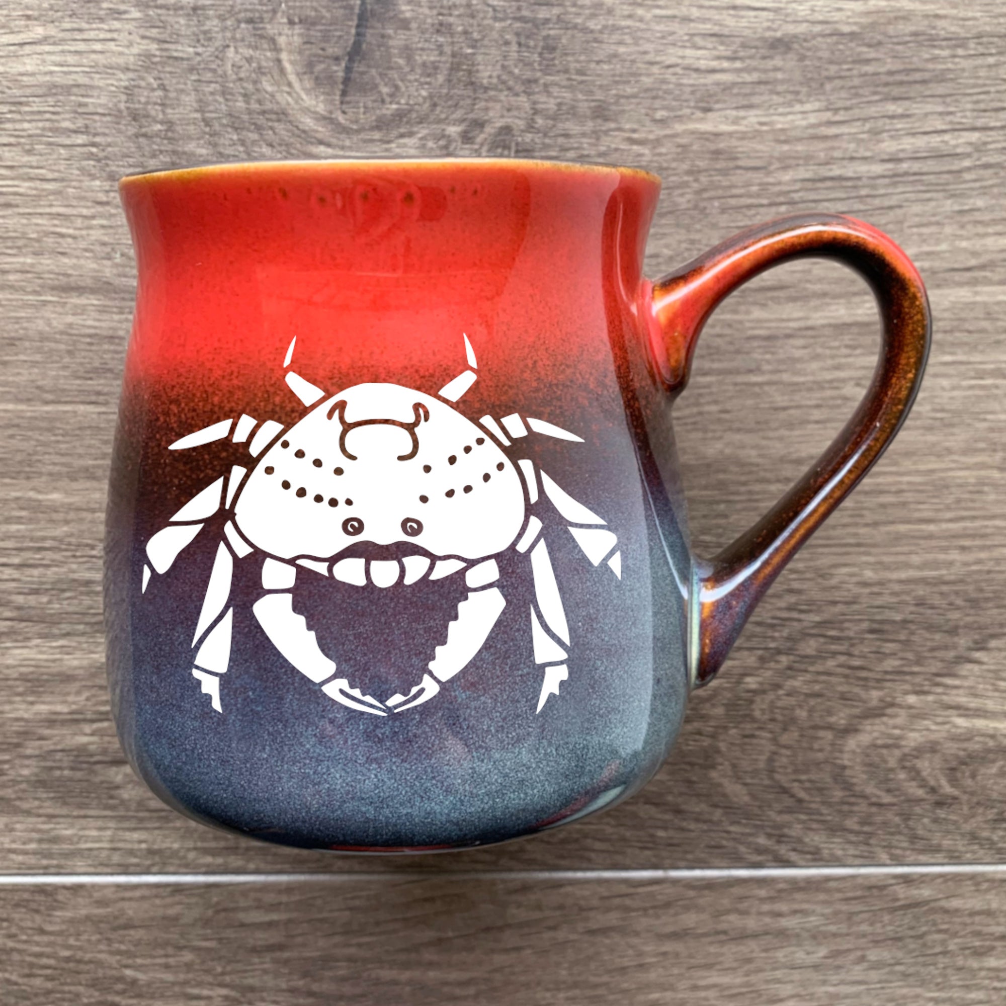 Crabby Mug in Fiery Sunset by Bread and Badger