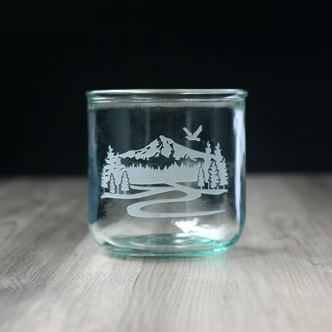 Mt Hood short glass